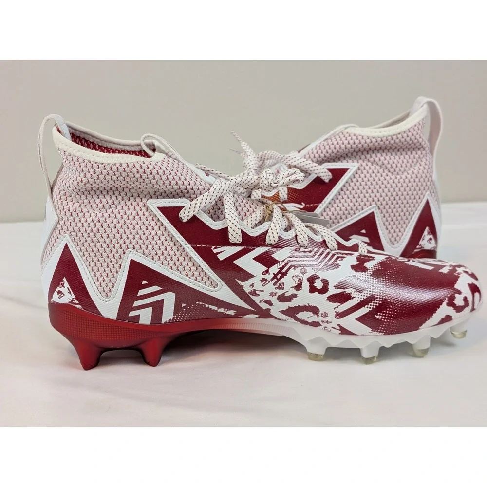 Adidas Freak 23-7V7 SMU Men's Football Cleats White / Red  HP2441 Size 11.5 New